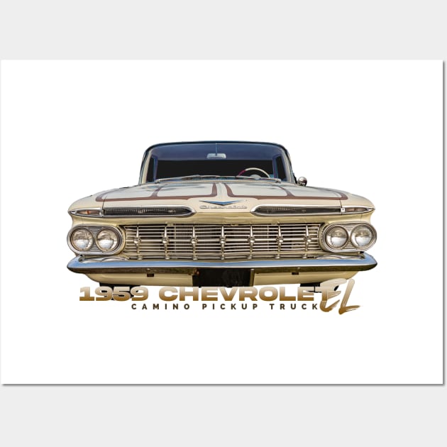 1959 Chevrolet El Camino Pickup Wall Art by Gestalt Imagery